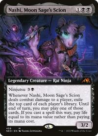 Nashi, Moon Sage's Scion (Extended Art), Kamigawa: Neon Dynasty