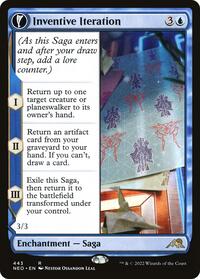 Inventive Iteration (Extended Art), Kamigawa: Neon Dynasty