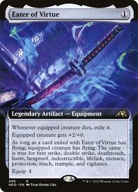 Eater of Virtue (Extended Art), Kamigawa: Neon Dynasty