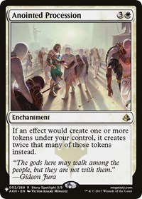 Anointed Procession, The List Reprints