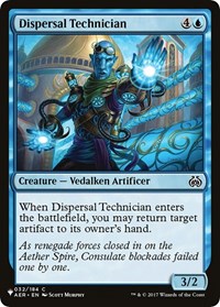 Dispersal Technician, The List Reprints