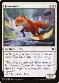 Flutterfox, The List Reprints