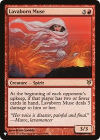Lavaborn Muse, The List Reprints