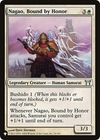 Nagao, Bound by Honor, The List Reprints