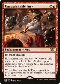 Unquenchable Fury, Commander: Kamigawa: Neon Dynasty