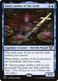 Emry, Lurker of the Loch, Commander: Kamigawa: Neon Dynasty