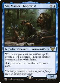 Sai, Master Thopterist, Commander: Kamigawa: Neon Dynasty