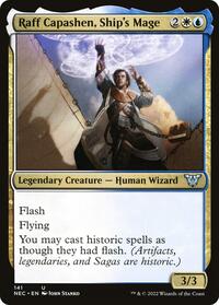 Raff Capashen, Ship's Mage, Commander: Kamigawa: Neon Dynasty