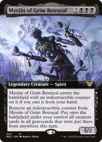 Myojin of Grim Betrayal (Extended Art), Commander: Kamigawa: Neon Dynasty