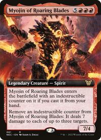 Myojin of Roaring Blades (Extended Art), Commander: Kamigawa: Neon Dynasty