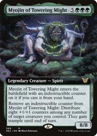 Myojin of Towering Might (Extended Art), Commander: Kamigawa: Neon Dynasty