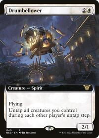 Drumbellower (Extended Art), Commander: Kamigawa: Neon Dynasty
