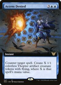 Access Denied (Extended Art), Commander: Kamigawa: Neon Dynasty
