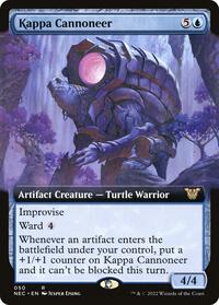 Kappa Cannoneer (Extended Art), Commander: Kamigawa: Neon Dynasty