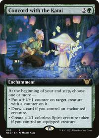 Concord with the Kami (Extended Art), Commander: Kamigawa: Neon Dynasty