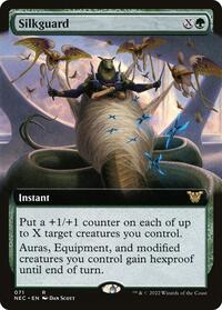 Silkguard (Extended Art), Commander: Kamigawa: Neon Dynasty
