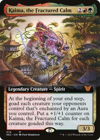 Kaima, the Fractured Calm (Extended Art), Commander: Kamigawa: Neon Dynasty