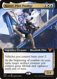 Kotori, Pilot Prodigy (Extended Art), Commander: Kamigawa: Neon Dynasty