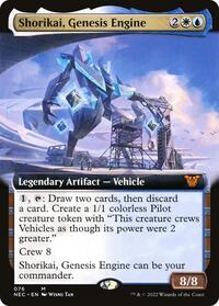 Shorikai, Genesis Engine (Extended Art), Commander: Kamigawa: Neon Dynasty
