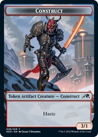 Construct (006) // Blood (017) Double-Sided Token (Challenger 2022), Unique and Miscellaneous Promos