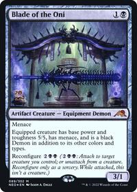 Blade of the Oni, Prerelease Cards
