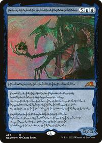 Jin-Gitaxias, Progress Tyrant (Phyrexian) (Foil Etched), Kamigawa: Neon Dynasty
