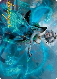 Bearer of Memory Art Card (Gold-Stamped Signature), Art Series: Kamigawa: Neon Dynasty