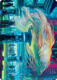 Skyswimmer Koi Art Card, Art Series: Kamigawa: Neon Dynasty