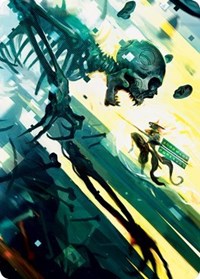 Repel the Vile Art Card, Art Series: Kamigawa: Neon Dynasty