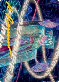 Satsuki, the Living Lore Art Card (Gold-Stamped Signature), Art Series: Kamigawa: Neon Dynasty