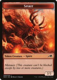 Spirit Token (009), Kamigawa: Neon Dynasty