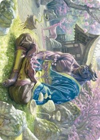Kosei, Penitent Warlord Art Card, Art Series: Kamigawa: Neon Dynasty