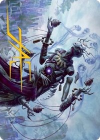Myojin of Grim Betrayal Art Card (Gold-Stamped Signature), Art Series: Kamigawa: Neon Dynasty