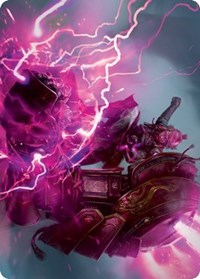 Voltage Surge Art Card, Art Series: Kamigawa: Neon Dynasty