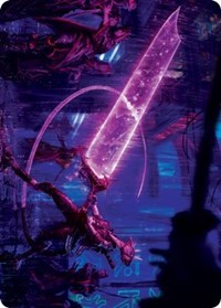 Enormous Energy Blade Art Card, Art Series: Kamigawa: Neon Dynasty