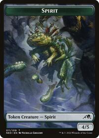Spirit Token (011), Kamigawa: Neon Dynasty
