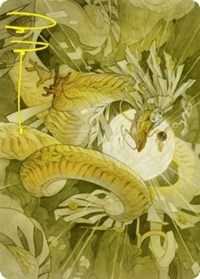 Brilliant Restoration Art Card (Gold-Stamped Signature), Art Series: Kamigawa: Neon Dynasty