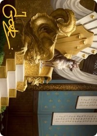 Yoshimaru, Ever Faithful Art Card (Gold-Stamped Signature), Art Series: Kamigawa: Neon Dynasty