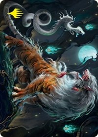 Gloomshrieker Art Card (Gold-Stamped Signature), Art Series: Kamigawa: Neon Dynasty