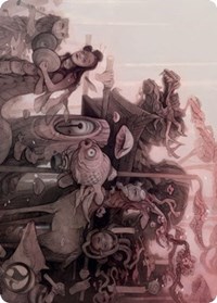 March of Burgeoning Life Art Card, Art Series: Kamigawa: Neon Dynasty