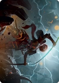 Raiyuu, Storm's Edge Art Card, Art Series: Kamigawa: Neon Dynasty