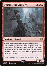 Dominating Vampire, Promo Pack: Kamigawa: Neon Dynasty