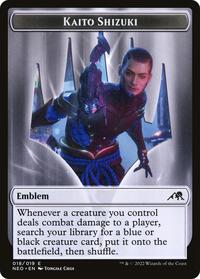 Emblem - Kaito Shizuki, Kamigawa: Neon Dynasty