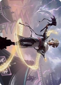 Naomi, Pillar of Order Art Card, Art Series: Kamigawa: Neon Dynasty