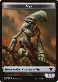 Myr // Spirit (002) Double-Sided Token, Commander: Kamigawa: Neon Dynasty