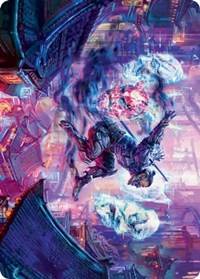 Thousand-Faced Shadow Art Card, Art Series: Kamigawa: Neon Dynasty