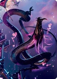 Junji, the Midnight Sky Art Card (38/81), Art Series: Kamigawa: Neon Dynasty