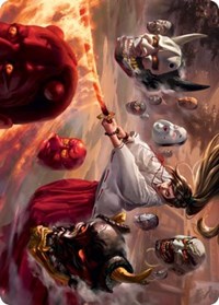 Unquenchable Fury Art Card, Art Series: Kamigawa: Neon Dynasty
