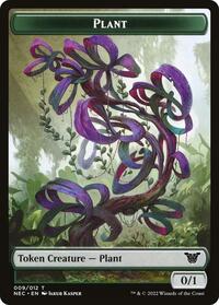Plant // Treasure Double-Sided Token, Commander: Kamigawa: Neon Dynasty
