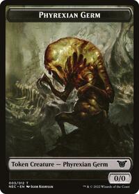 Phyrexian Germ // Spirit (002) Double-Sided Token, Commander: Kamigawa: Neon Dynasty